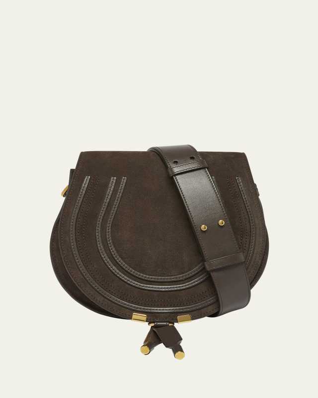 Marcie Crossbody Bag in Calfskin Suede